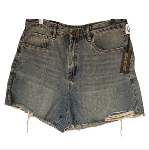 Blank NYC Light Blue Denim Shorts